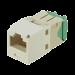 Conector Jack RJ45 Estilo TG, Mini-Com, Categoría 6, de 8 posiciones y 8 cables de Calibre 28/30 AW