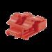 Kit de 10 Dispositivos para Bloquear Puertos de Fibra Óptica LC Duplex, Color Rojo, Incluye Llave d