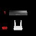 Kit para ISP`s / OLT DS-P7001-01 con Paquete de 100 ONU´s Modelo XC220G3 TP-GPON-KIT5