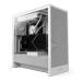GABINETE NZXT H5 FLOW /BLANCO /VIDRIO TEMPLADO/2 VENTILADORES/F120Q /MID TOWER /USB TIPO C /GAMER CC