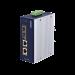 Convertidor de Medios Industrial de 2 Puertos SFP 100/1000X a 2 Puertos RJ45 10/100/1000T 802.3bt Po