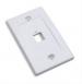 TAPA (FACEPLATE) 1 PERFORACION BLANCO  163286