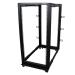 StarTech.com Rack de Marco Abierto con Profundidad Ajustable de 4 Columnas 25U con Ruedas/Niveladore