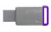 Kingston Technology DataTraveler 50 8GB 8GB USB 3.0 (3.1 Gen 1) Type-A Púrpura, Plata unidad flash 