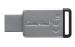 Kingston Technology DataTraveler 50 128GB 128GB USB 3.0 (3.1 Gen 1) Type-A Negro, Plata unidad flash