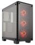 Corsair Crystal 460X Midi-Tower Negro gabinete de computadora