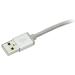 StarTech.com Cable Trenzado de 1m USB a Lightning USB-C y Micro USB - Cable Cargador para Teléfono 
