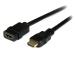 StarTech.com 2m HDMI Extension Cable - M/F 2m HDMI HDMI Negro cable HDMI
