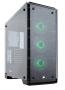 Corsair Crystal 570X Midi-Tower Negro, Transparente gabinete de computadora