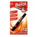 MARCADOR BEROL PERMANENTE ROJO C/12 11942