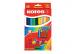 COLORES TRIANGULARES KORES JUMBO 5MM ESTUCHE C/12 9351261