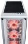 Corsair Crystal 460X RGB Midi-Tower Blanco gabinete de computadora