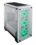 Corsair Crystal 460X RGB Midi-Tower Blanco gabinete de computadora