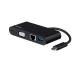 StarTech.com Replicador de Puertos USB-C para Laptops - Docking Station USB Tipo C VGA GbE con Puert