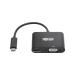 Tripp Lite Adaptador USB-C a VGA con carga PD - USB 3.1 Gen 1, 1920 x 1080 (1080p), Thunderbolt 3, N