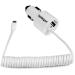 StarTech.com Cargador USB de 2 Puertos para Coche con Cable Micro USB y puerto USB - Blanco