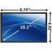 LEDASC101A05 DISPLAY LED 10.1 NORMAL 1366x768 40 PINS LEFT CONN (8.74X4.92) NO BRKT
