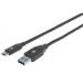 CABLE USB 3.1, GEN 1, A MACHO/ C MACHO, 5 GBPS, 2 M, NEGRO MANHATTAN 354974