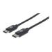 CABLE USB-C, CM-CM 2.0M V2, NEGRO MANHATTAN 354875
