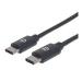 CABLE USB-C, CM-CM 0.5M V2, NEGRO MANHATTAN 354868