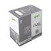 BOBINA DE CABLE MARCA GHIA CAT5E UTP CCA COLOR GRIS 24 AWG 100M 328FT CERTIFICACIN CE / ROHS GCB-045