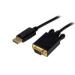 CABLE 91CM DE VIDEO ADAPTADOR CONVERTIDOR DISPLAYPORT DP A VGA - ACTIVO - 1080P - NEGRO - STARTECH.COM MOD. DP2VGAMM3B DP2VGAMM3B