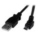 CABLE ADAPTADOR 2M USB A MACHO A MINI USB B MACHO ACODADO EN ÃNGULO HACIA ABAJO PARA TELÃ‰FONOS TABLETS Y DISPOSITIVOS MÃ“VILES - STARTECH.COM MOD. USBAMB2MD USBAMB2MD
