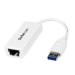 ADAPTADOR TARJETA DE RED EXTERNA NIC USB 3.0 A 1GBPS GIGABIT ETHERNET 1 PUERTO - 1X RJ45 HEMBRA - 1X USBA - BLANCO - STARTECH.COM MOD. USB31000SW USB31000SW