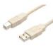 CABLE USB 2.0 BEIGE DE 1.8M A MACHO A B MACHO PARA IMPRESORA - STARTECH.COM MOD. USBFAB_6 USBFAB_6