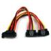 CABLE 0.15M ADAPTADOR SPLITTER DIVISOR DE  ALIMENTACIÃ“N SATA LATCHING CON CIERRE PESTILLO - 2X HEMBRA - 2X HEMBRA - 1X MACHO - STARTECH.COM MOD. PYO2LSATA PYO2LSATA