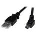 CABLE ADAPTADOR 1M USB A MACHO A MINI USB B MACHO ACODADO EN ÃNGULO HACIA ARRIBA PARA TELÃ‰FONOS TABLETS DISPOSITIVOS MÃ“VILES - STARTECH.COM MOD. USBAMB1MU USBAMB1MU