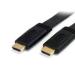CABLE HDMI DE ALTA VELOCIDAD CON ETHERNET 3M PLANO -2X HDMI MACHO - ULTRA HD 4K X 2K - NEGRO - STARTECH.COM MOD. HDMIMM10FL HDMIMM10FL