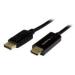 CABLE CONVERTIDOR DISPLAYPORT A HDMI DE 1M - COLOR NEGRO - ULTRA HD 4K - STARTECH.COM MOD. DP2HDMM1MB DP2HDMM1MB