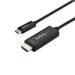 CABLE ADAPTADOR DE 1M USB-C A HDMI 4K 60HZ - NEGRO - CABLE USB TIPO C A HDMI - CABLE CONVERTIDOR DE VIDEO USBC - STARTECH.COM MOD. CDP2HD1MBNL CDP2HD1MBNL