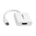ADAPTADOR DE VIDEO MINI DISPLAYPORTÂ® A HDMIÂ® - CABLE CONVERTIDOR - HEMBRA HDMI - MACHO MINI DP - 1920X1200 - PASIVO - BLANCO - STARTECH.COM MOD. MDP2HDW MDP2HDW
