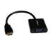 ADAPTADOR CONVERTIDOR DE VIDEO HDMIÂ® A VGA HD15 - 1920X1200 - 1080P - STARTECH.COM MOD. HD2VGAE2 HD2VGAE2