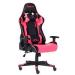 SILLA GAMER OCELOT/ COLOR ROSA CON NEGRO / BASE AJUSTABLE Y DE PLASTICO / DESCANSA BRAZOS AJUSTABLES / ANGULO DE INCLINACION 155 GRADOS/ SOPORTA HASTA 150KG/ COJIN PARA LUMBAR Y CERVICAL OGS-03
