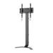 SOPORTE DE PISO PARA TV, SOPORTA UNA PANTALLA DE 32 A 70 DE HASTA 40 KG, INCLINACIóN DE -10 A 3°, ALTURA AJUSTABLE, CONSTRUCCIóN DE ALUMINIO Y ACERO, NEGRO 462044