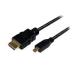 CABLE ADAPTADOR DE 1.8M HDMI A MICRO HDMI DE ALTA VELOCIDAD CON ETHERNET - MACHO A MACHO - STARTECH.COM MOD. HDMIADMM6 HDMIADMM6