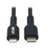 CABLE USB TRIPP-LITE  M102-01M-BK CABLE DE SINCRONIZACIóN Y CARGA USB C A LIGHTNING (M/M), CERTIFICADO MFI, NEGRO, 1 M [3.3 PIES] M102-01M-BK