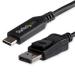CABLE ADAPTADOR 1.8M USB-C A DISPLAYPORT - CONVERSOR USB TIPO C A DP - 8K 60HZ HBR3 - CONVERTIDOR THUNDERBOLT 3 DISPLAYPORT - STARTECH.COM MOD. CDP2DP146B CDP2DP146B