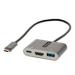 ADAPTADOR MULTIPUERTOS USB C, USB TIPO C A HDMI, 4K, PD 100W, PASS THROUGH, HUB USB 3.0 1XUSBC 1XUSBA, DOCKING STATION - STARTECH.COM MOD. CDP2HDUACP2 CDP2HDUACP2