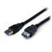 CABLE DE 1.8M DE EXTENSION ALARGADOR PASIVO USB 3.0 SUPERSPEED - MACHO A HEMBRA USB A - EXTENSOR - NEGRO - STARTECH.COM MOD. USB3SEXT6BK USB3SEXT6BK