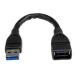 CABLE DE 15CM EXTENSOR USB 3.0 - ALARGADOR USB 3.0 SUPERSPEED NEGRO - STARTECH.COM MOD. USB3EXT6INBK USB3EXT6INBK