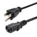 CABLE DE 1M  DE ALIMENTACION DE SERVICIO PESADO, CABLE DE CORRIENTE NEMA 5-15P A C13, 15A 125V, 14AWG, UL - STARTECH.COM MOD. PXT101143 PXT101143