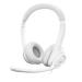 AUDIFONOS CON MICROFONO TIPO DIADEMA LOGITECH H390 COLOR OFF WHITE ALAMBRICOS CON CONECTOR USB CONTROL DE AUDIO INTEGRADO EN EL CABLE 981-001285