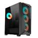 GABINETE GAMING GIGABYTE C301G/ MEDIA TORRE / ATX/MICRO ATX/MINI ITX/ E-ATX /NEGRO/ SIN FUENTE/PC/GAMER GB-C301G