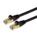 CABLE DE 2M CAT6A ETHERNET NEGRO - CABLE DE RED 10GB CAT6A SNAGLESS BLINDADO RJ45 POE DE 100W - 10GBE CON CERTIFICACION UL/TIA - STARTECH.COM MOD. C6ASPAT5BK C6ASPAT5BK