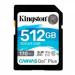 MEMORIA FLASH SD KINGSTON SDXC CANVAS GO PLUS 512GB 170RC10 UHS-I U3 V30(SDG3/512GB) SDG3/512GB