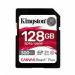 MEMORIA FLASH SD KINGSTON SDXC CANVAS REACT PLUS 128GB 300R UHS-II V90(SDR/128GB) SDR2/128GB